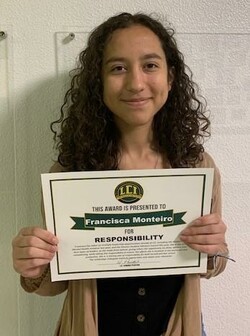 Francisca Monteiro - Grade 10 Responsibility